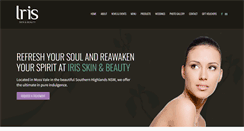 Desktop Screenshot of irisskinandbeauty.com.au